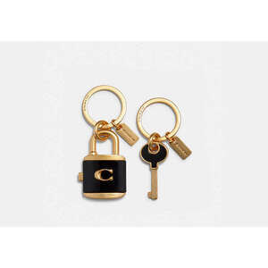 Lock And Key Bag Charm Key Ring